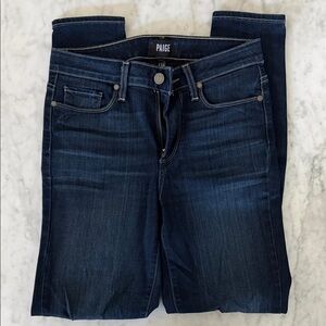 PAIGE Women's Deep Indigo Skinny Jeans